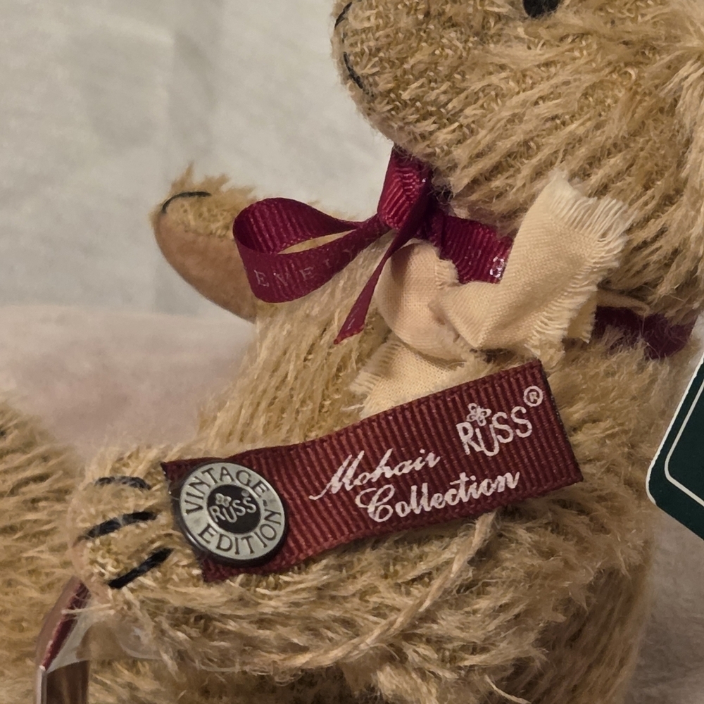 BEAR (RUSS) CRABTREE & EVELYN/MOHAIR COLLECTION/VINTAGE& LTD. ED. W/TAG - Picture 6 of 8